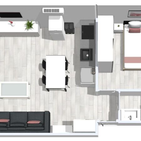 Roses Apartments 2 - Vista Mar Lateral 1Habitacion Extérieur photo